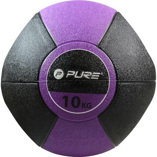 Bola medicinal Pure2improve de 10 kg com alças