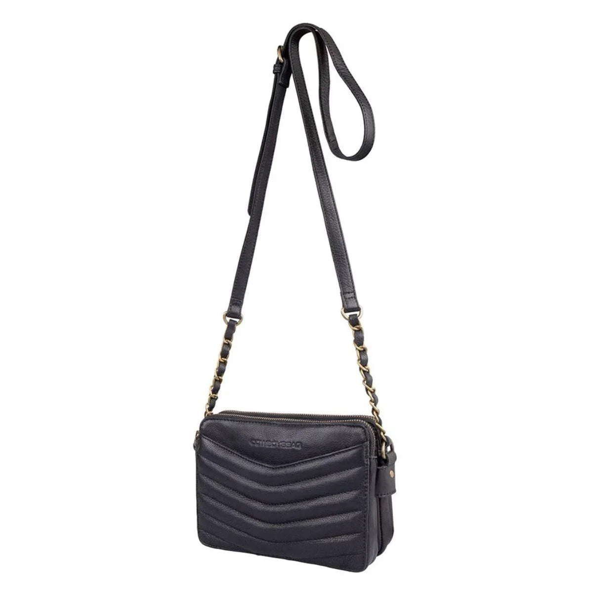 Cowboysbag | Britt Double leren crossbody