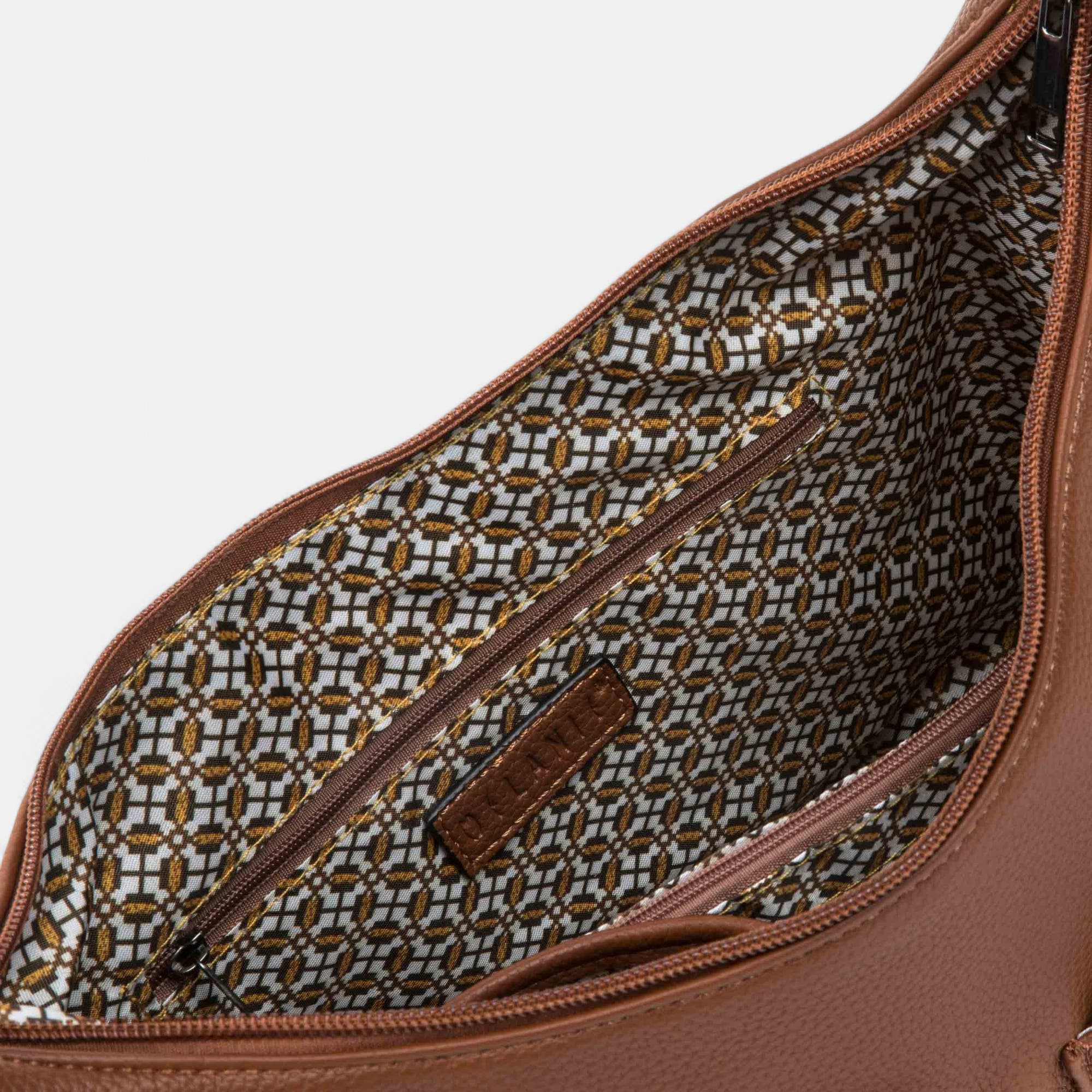 Sac bandoulière cognac
