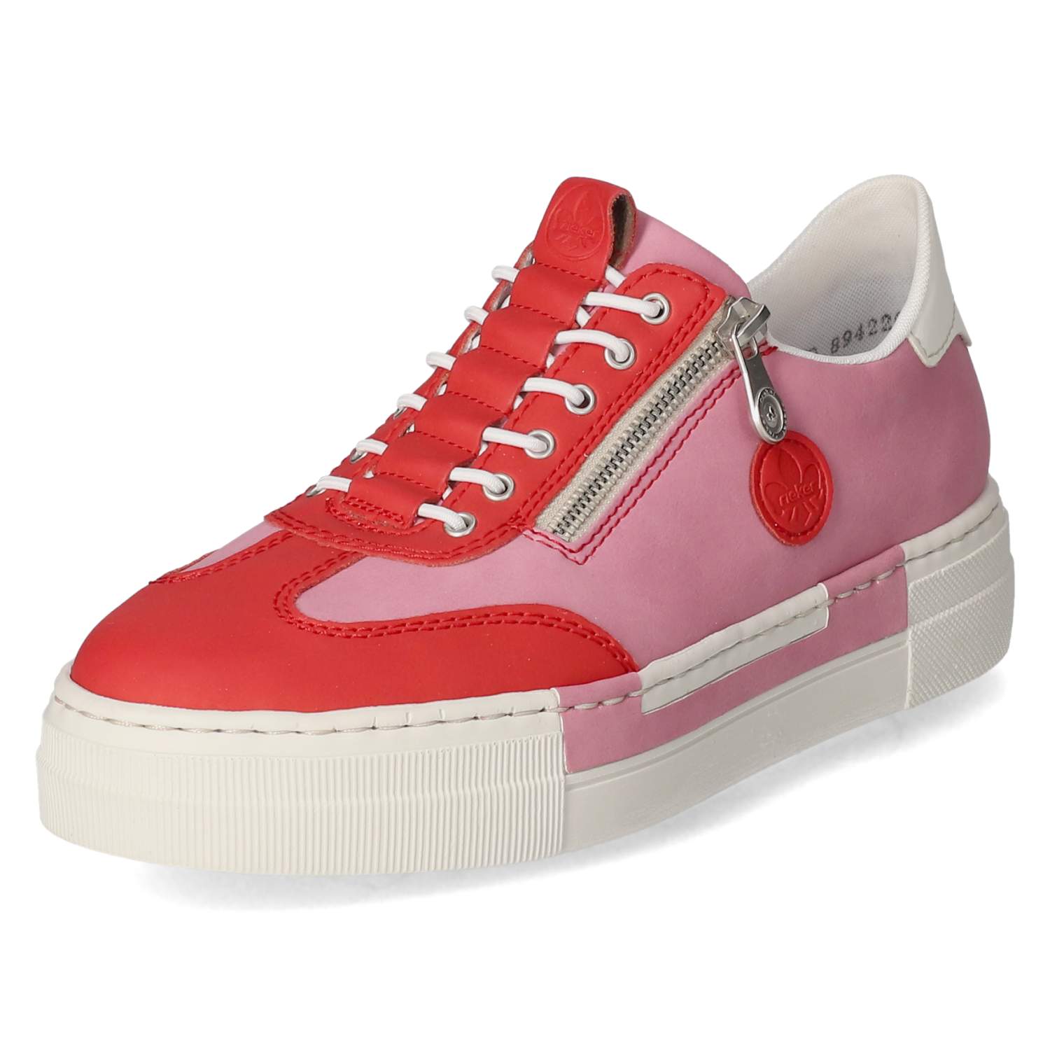 Rieker Low Sneaker - rot kombi