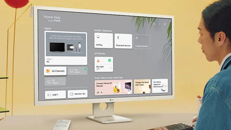 LG MyView Smart Monitor 32SR50F-W Écrans de bureau et professionnels