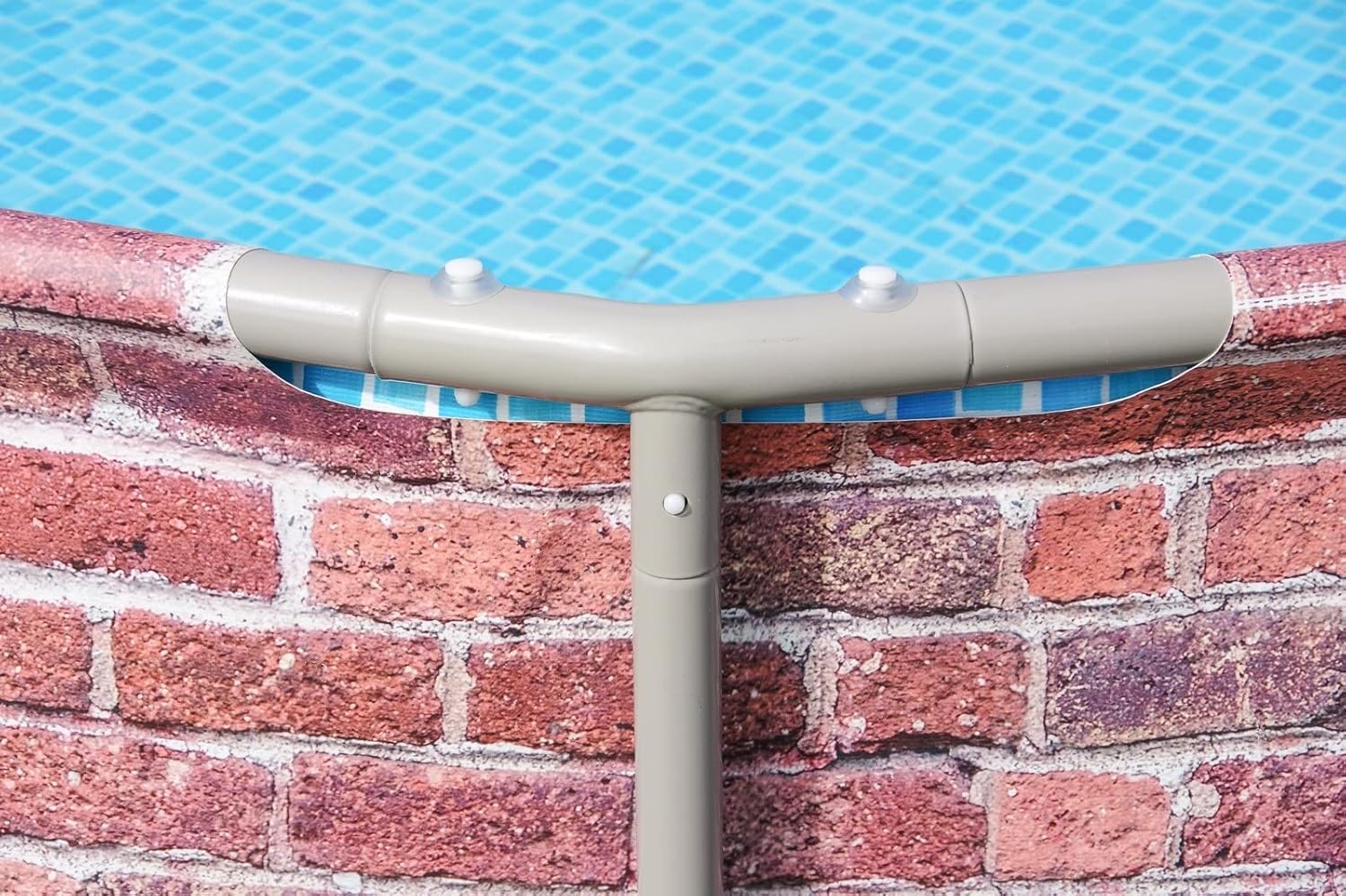 Schwimmbad Florida 3,66X0,99 M Ziegel I ohne Zubehör I Stahlwandpool für Garten