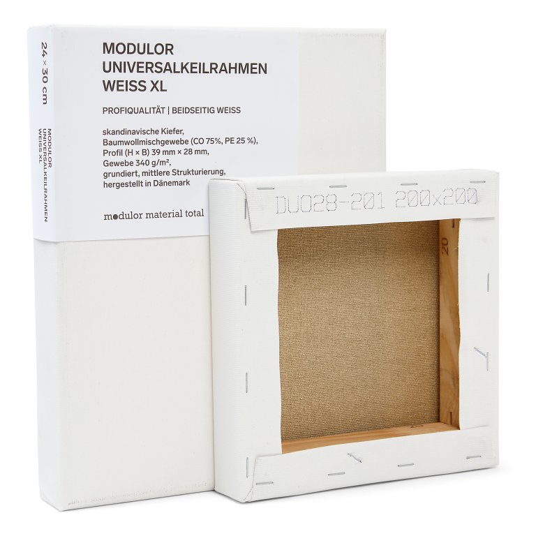 Modulor XL Universalkeilrahmen Profiqualität, weiß