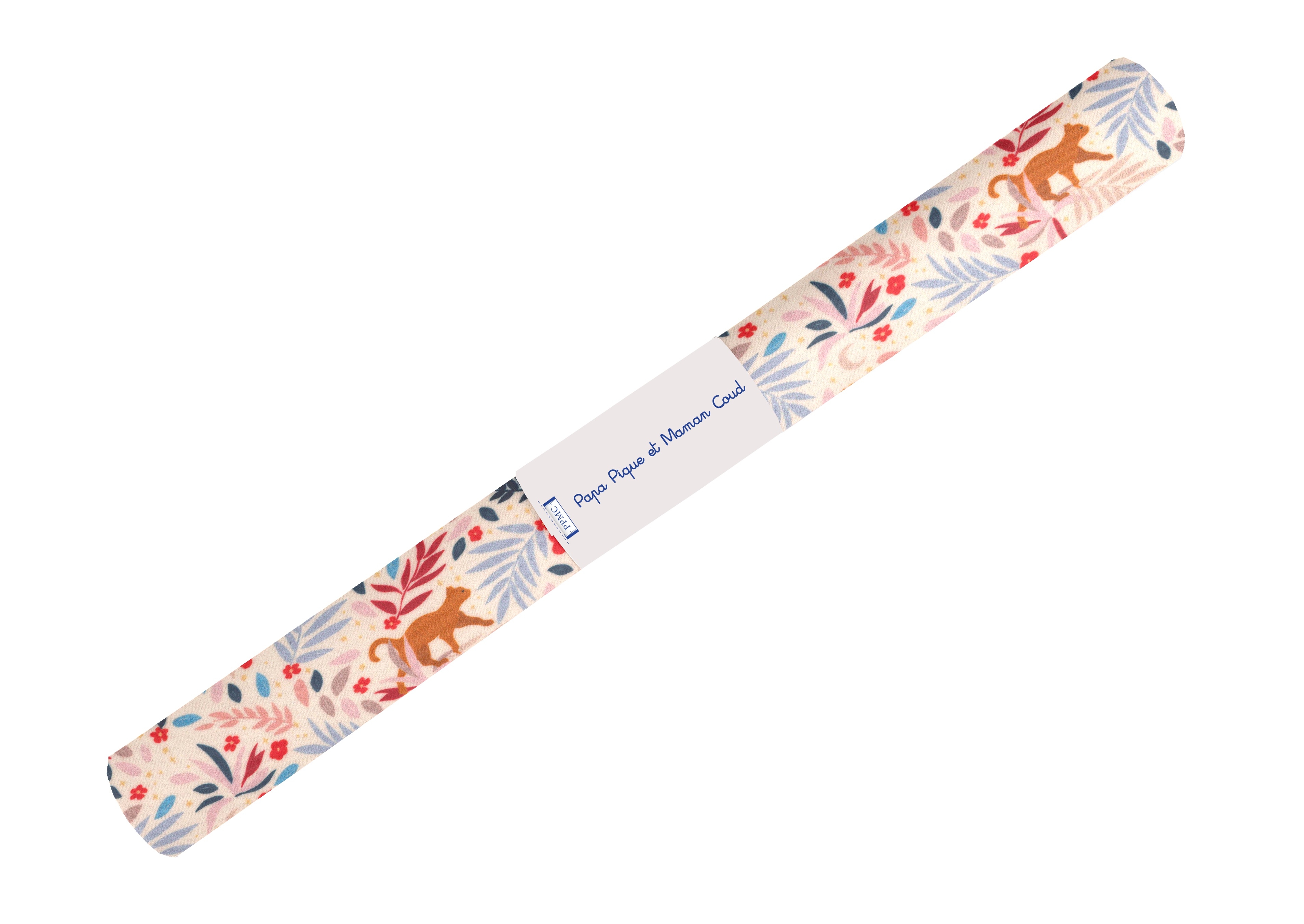 Coupon Tissu Enduit De 35Cm Ex2309 Felin Roux