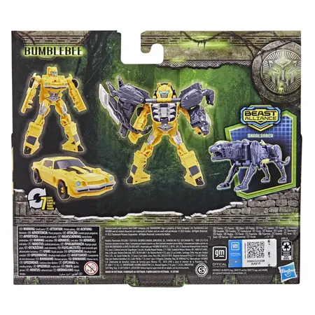 Hasbro Transformers: Aufstieg der Bestien, Beast Combiner 2er-Pack Bumblebee & Snarlsaber