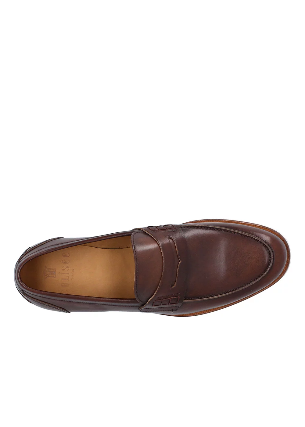 MOCASSIN SABAZIO CUIR MARRON