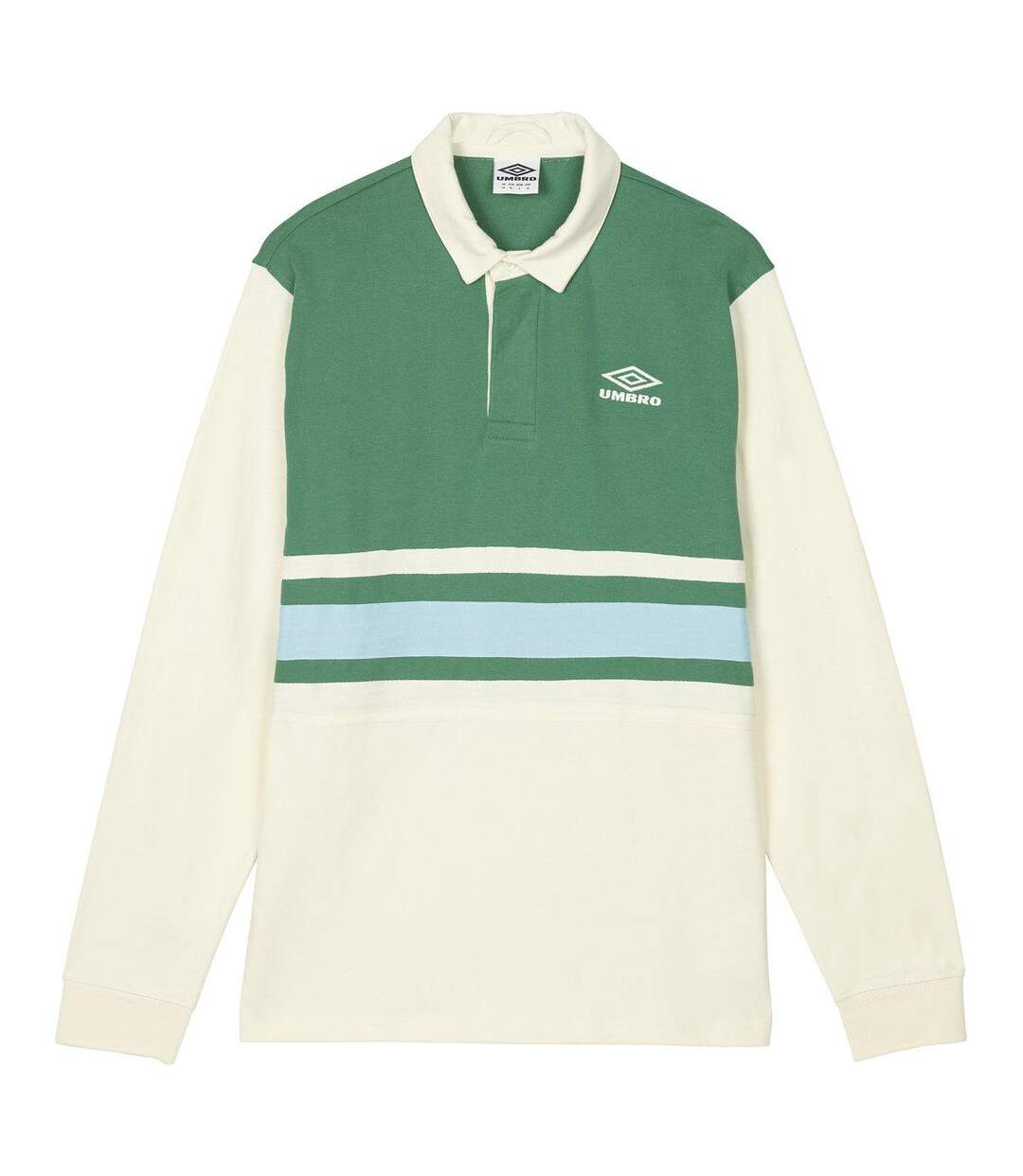 Umbro - Haut de rugby - Homme (Écru / Bleu pastel / Bleu nuit) - UTUO1282