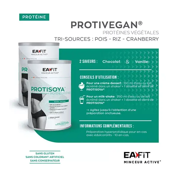 Proteína vegetal Eafit Protisoya sabor chocolate 320g