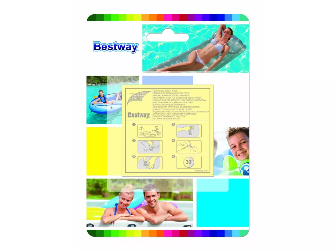 Kit Patch de Réparation Bestway Extra Strong 10 Unités