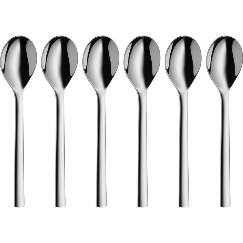 WMF Kaffeelöffel Nuova, silber, 6 Stück
