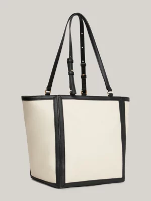 Bolsa tote Essential Contrast TH com monograma