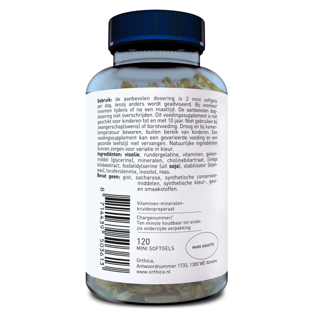 Orthica Multi 65+ 120 softgels