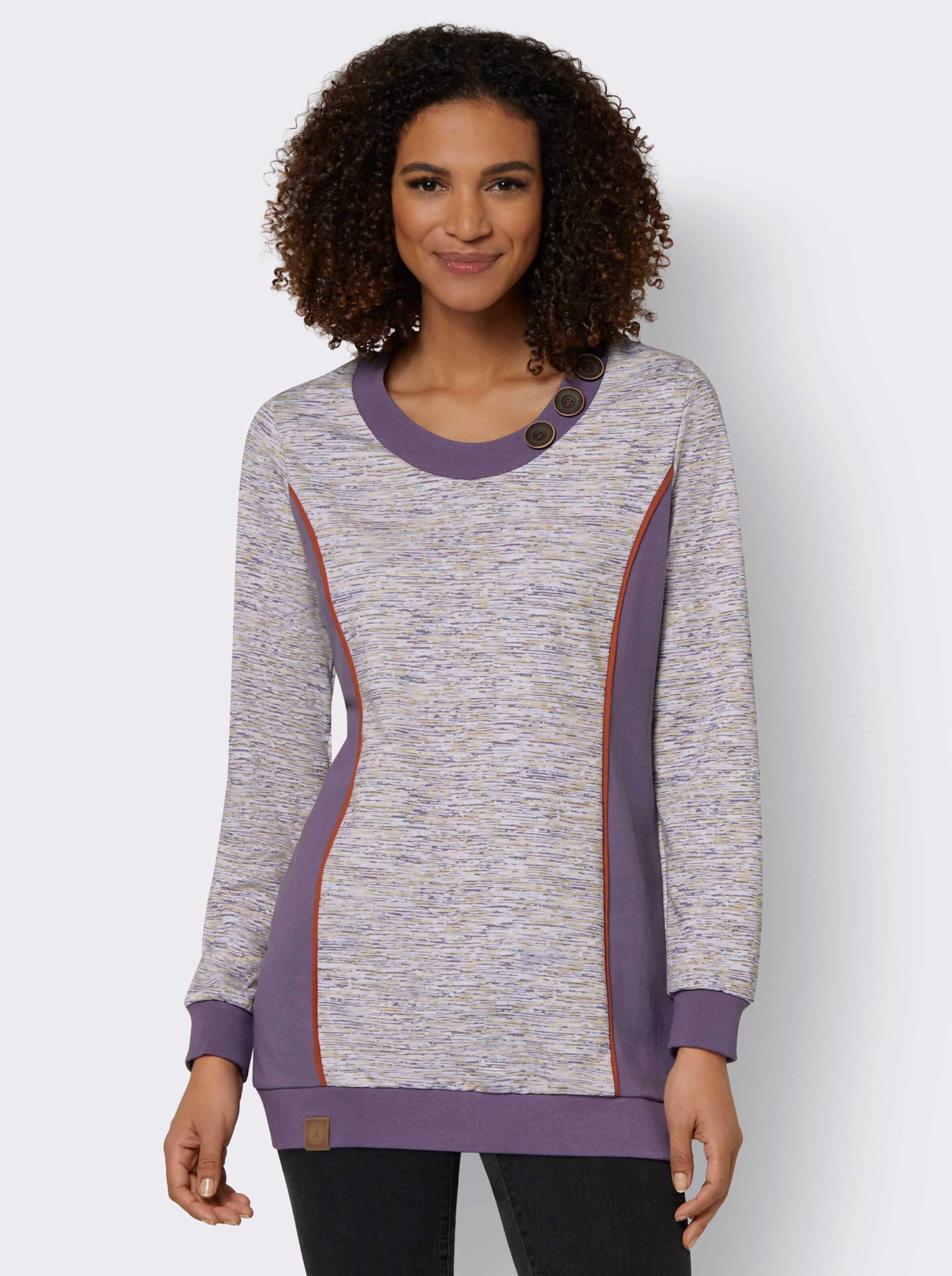 Sweatshirt in Longform
