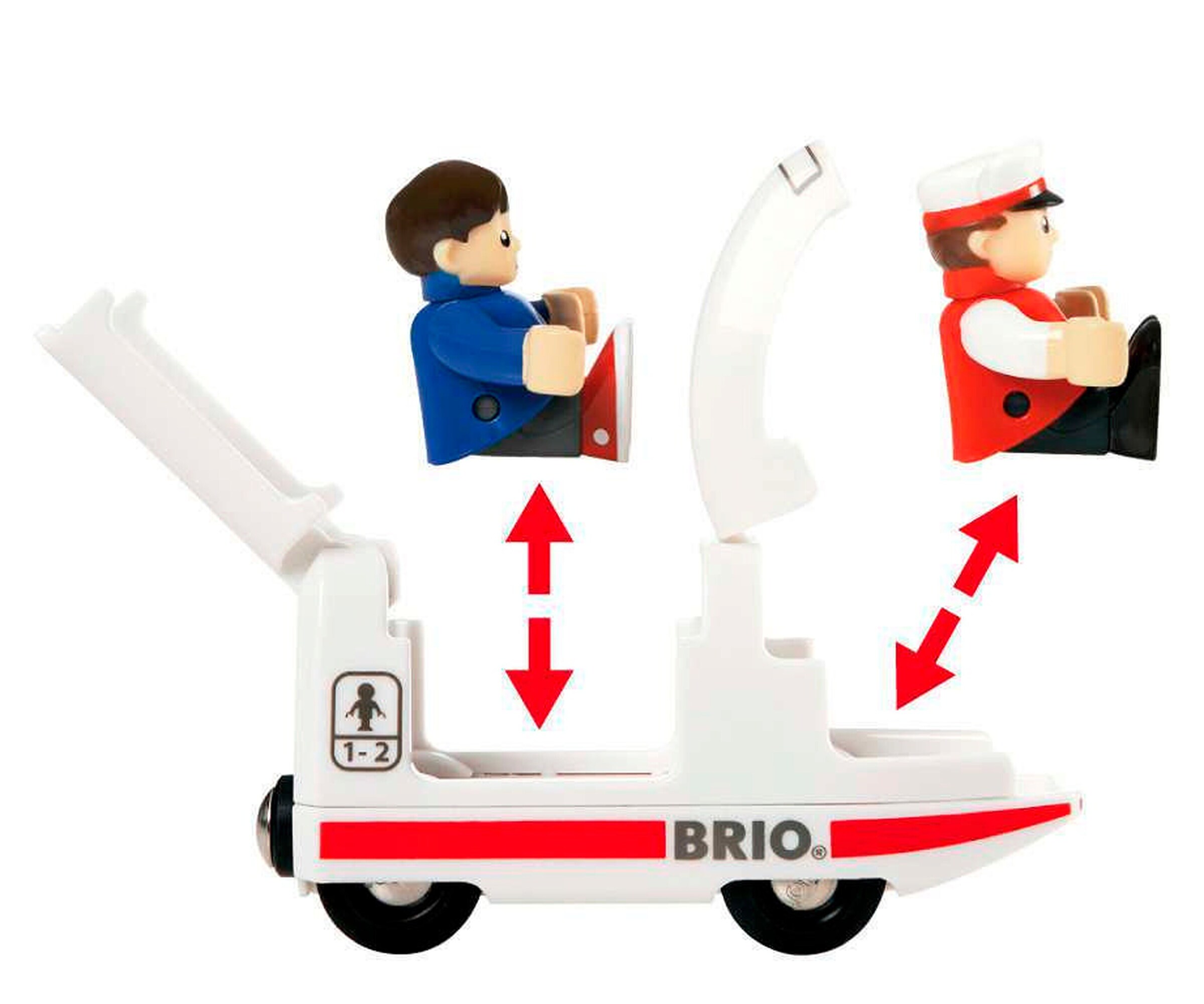 BRIO Großes Premium Set in Kunststoffboxen