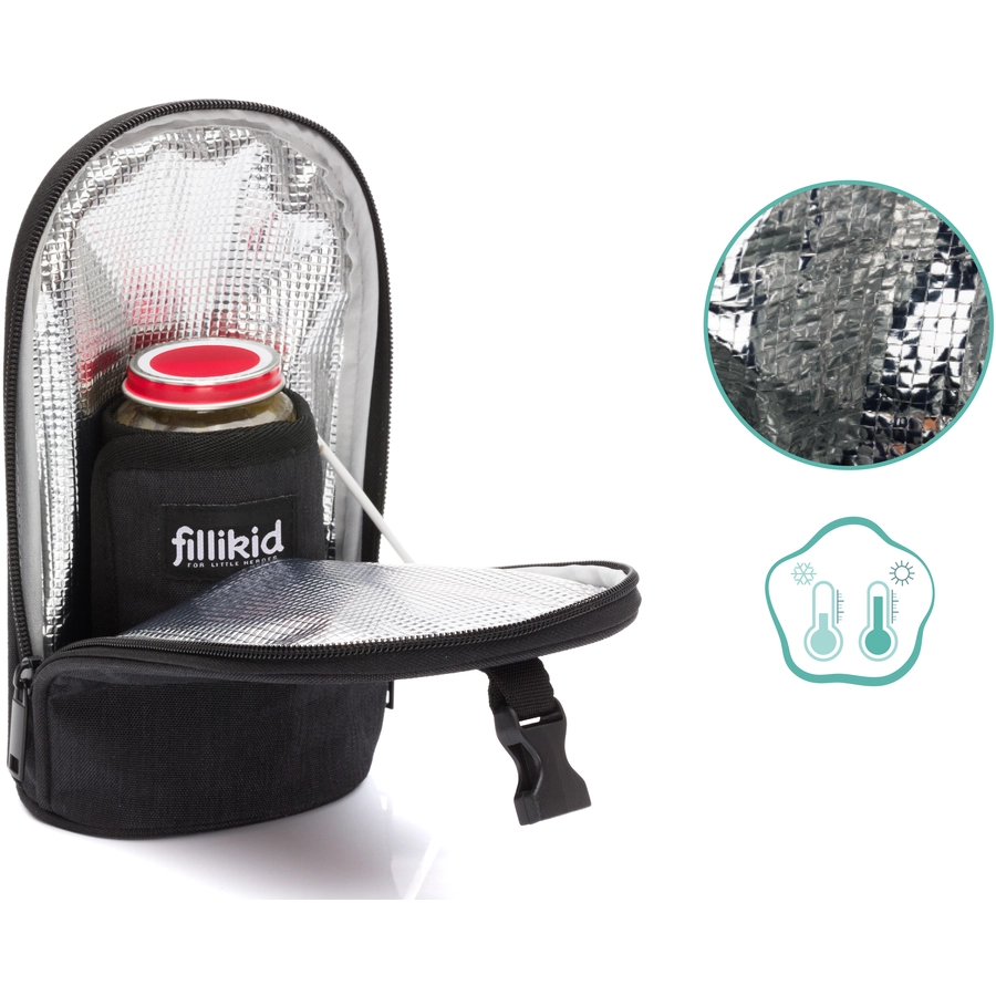 fillikid Flaschenwärmer Schwarz Melange