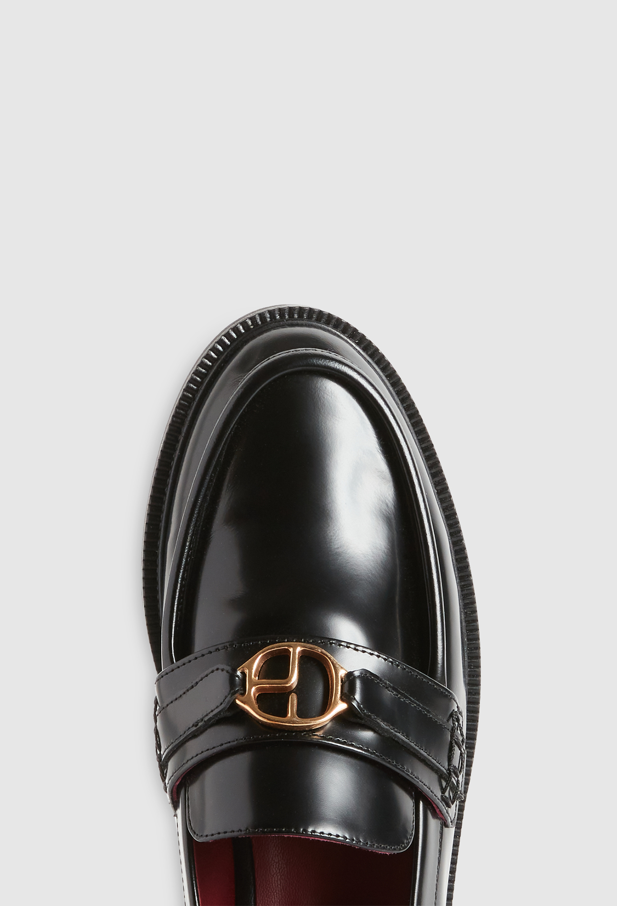 Mocassins cuir noir