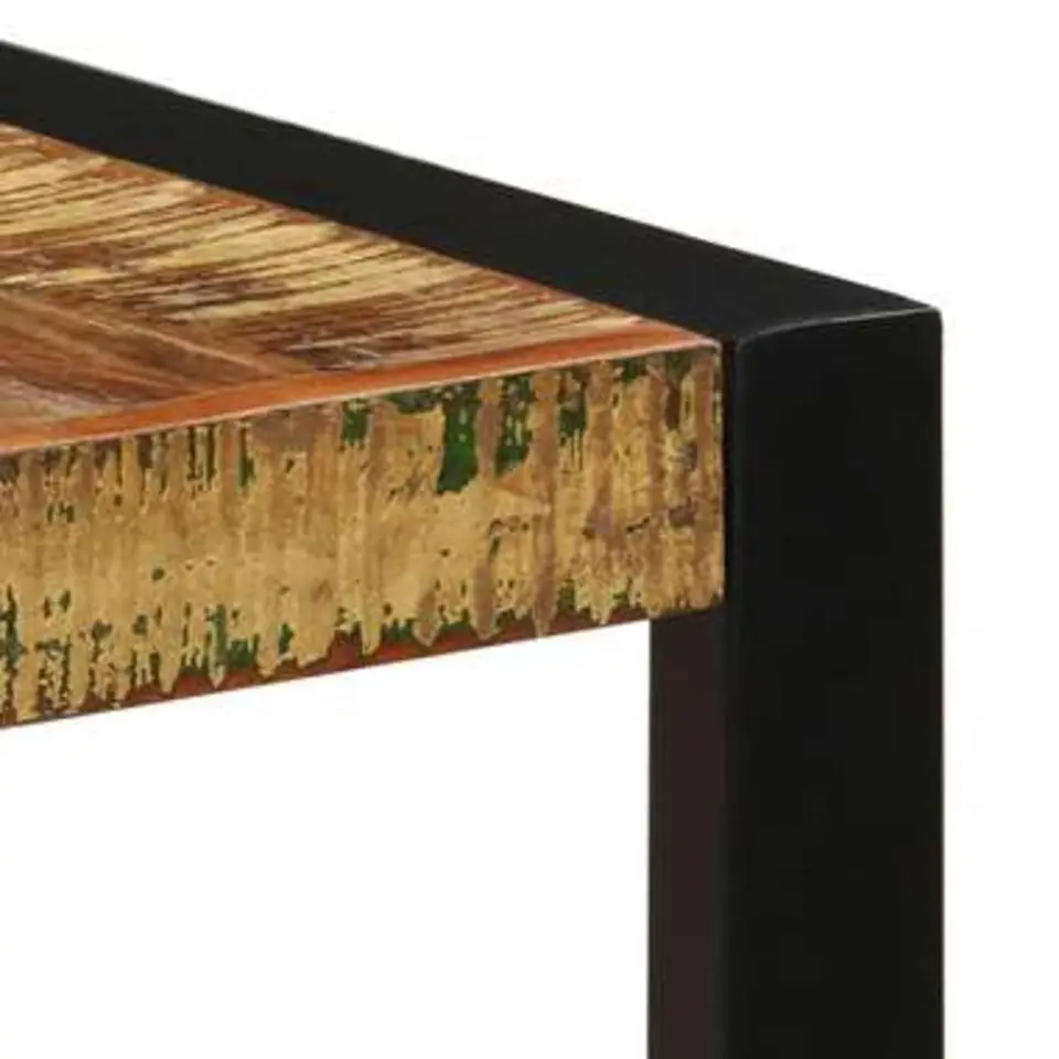 vidaXL Eettafel 140x70x75 cm massief gerecycled hout
