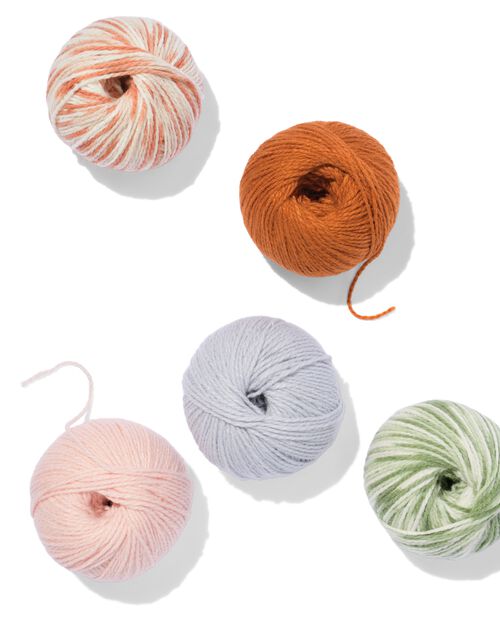 fil de laine acrylique bleu clair 100g 165m