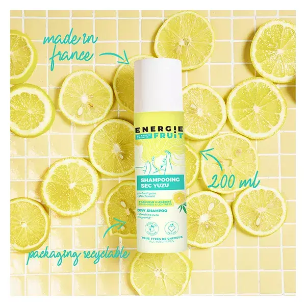 Shampoo Seco Energie Fruit Hair Volume Limão Yuzu 200ml