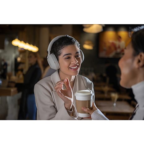 Sony WH-1000XM5 trådløse hovedtelefoner med støjreduktion - sølv