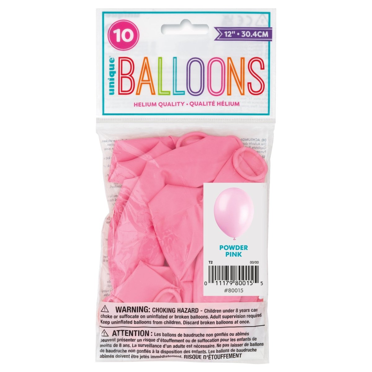 Lichtroze Ballonnen Glans Latex 30cm 10st