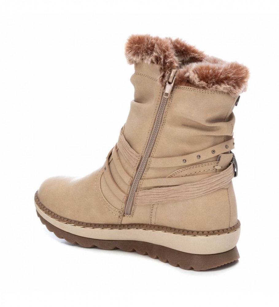 Botas de cano curto Refresh 170416 bege
