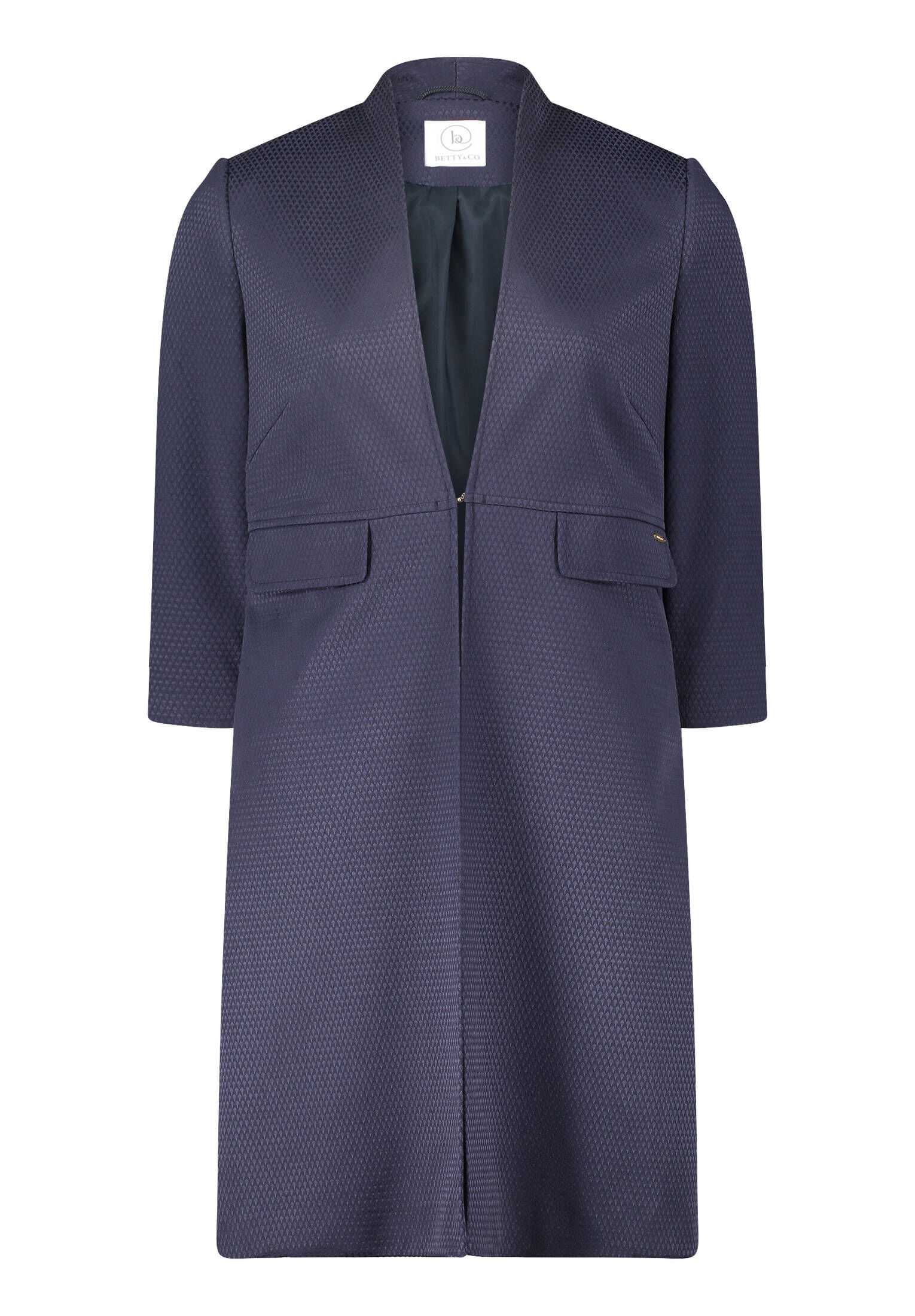 Betty & Co| Damen Longblazer mit Jacquard