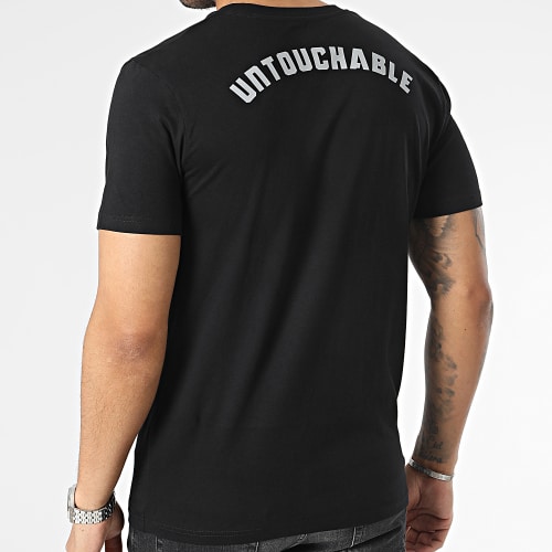 Tee Shirt Skull Noir Argent