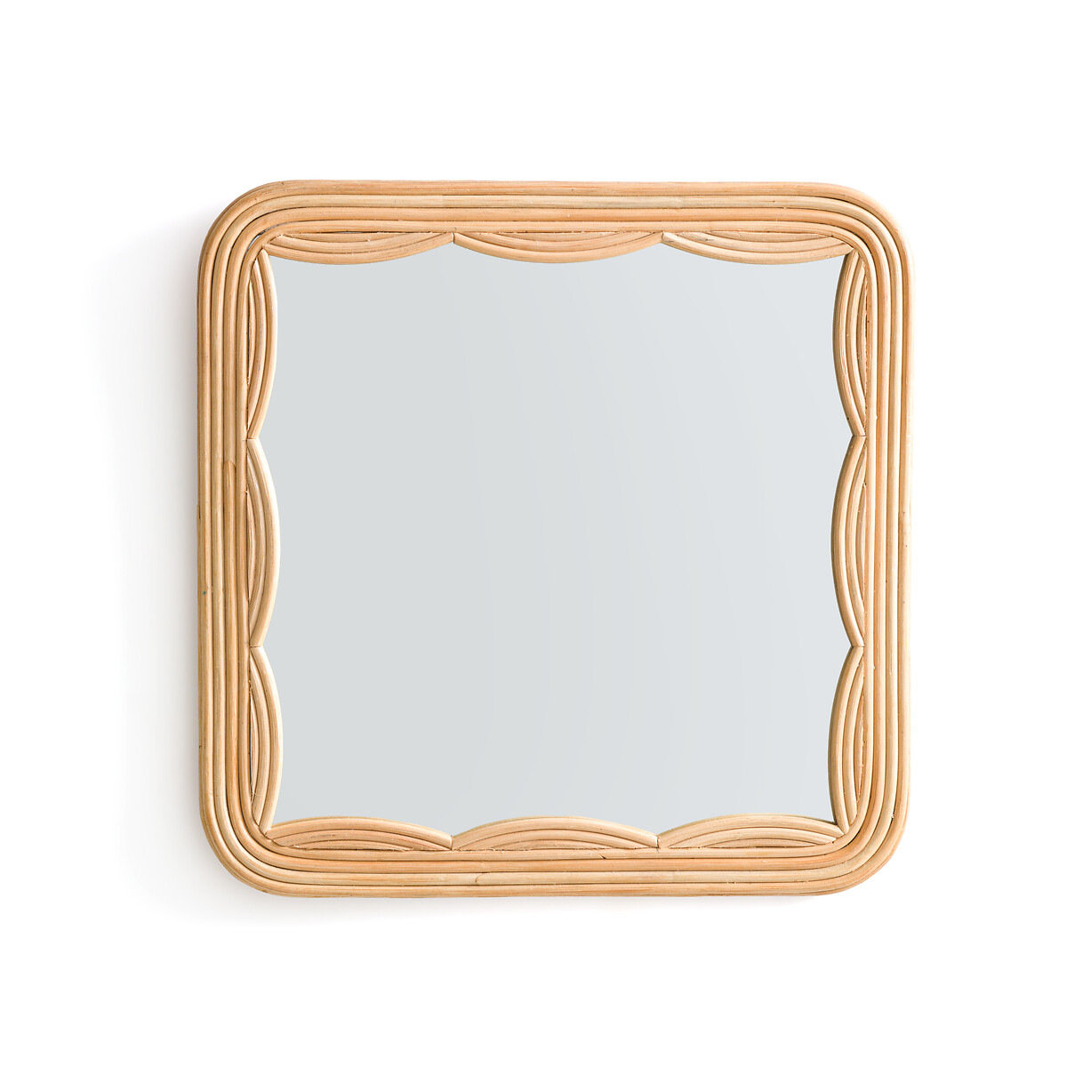 LA REDOUTE INTERIEURS<br>Espelho de rattan quarry, 52 cm de altura, Vaguo