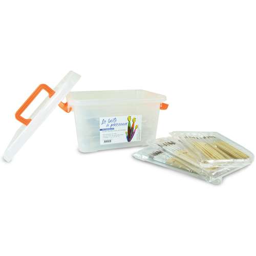 „La boîte à pinceaux“ Pinselbox mit 170 Pinseln