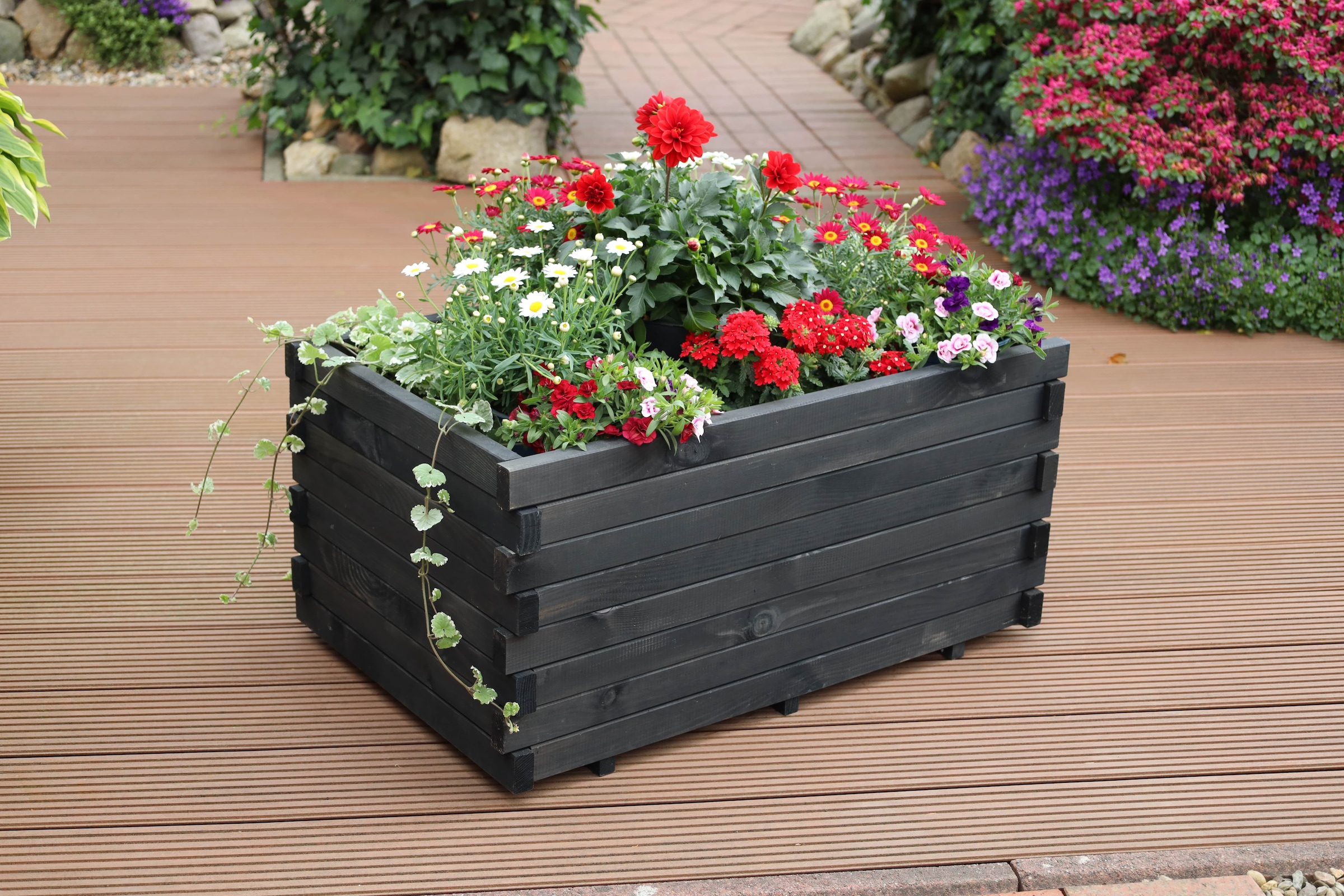 promadino Blumenkasten »Siena« BxTxH: 80x50x39 cm