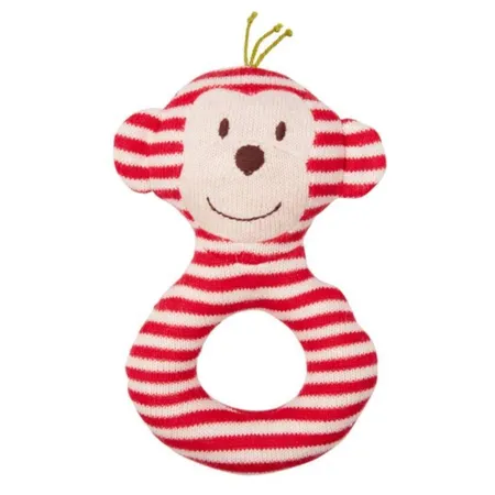 Die Spiegelburg BabyGlück Ringrassel Affe, rot