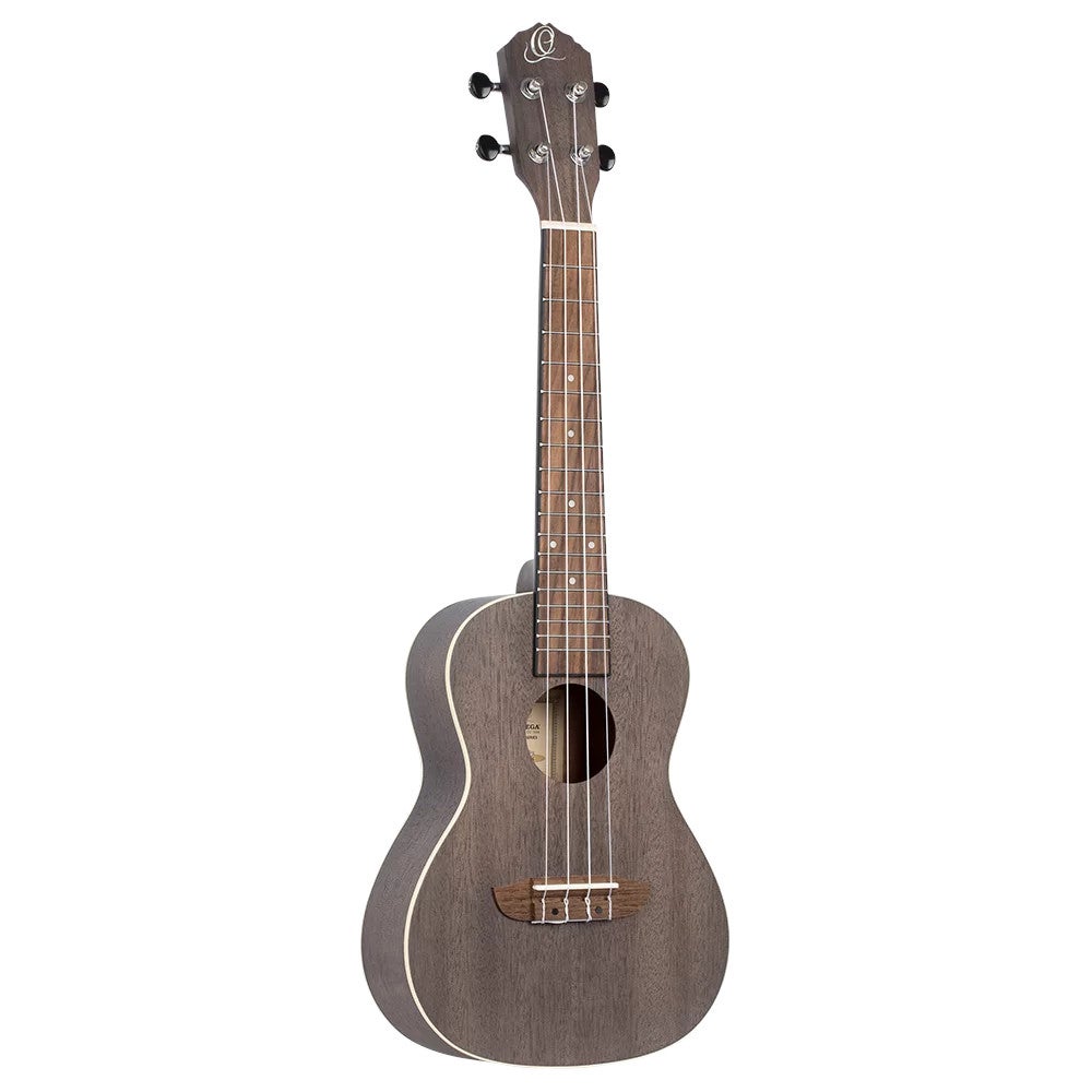 Ortega RUCOAL-L Earth Series Concert Size Ukulele Coal Black linkshandige concert ukelele