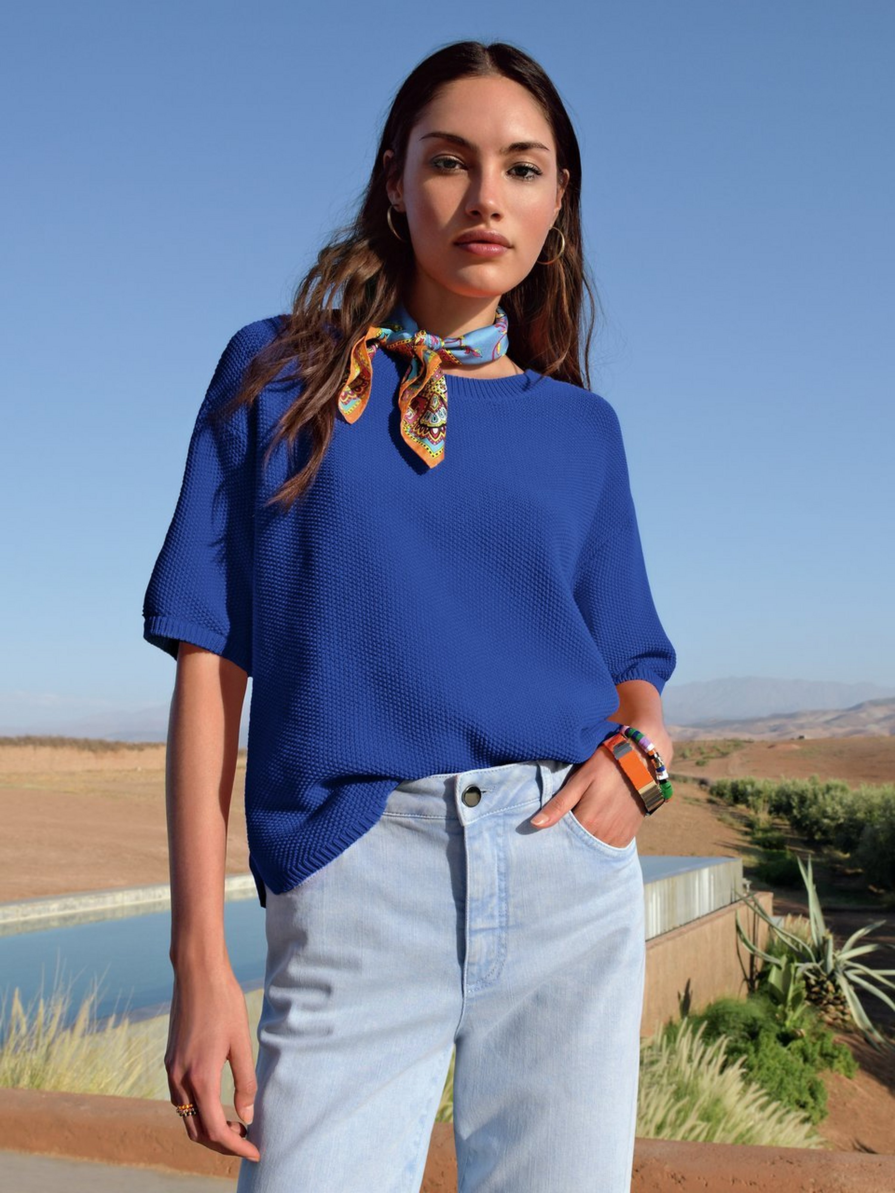 Pullover mit 1/2-Arm