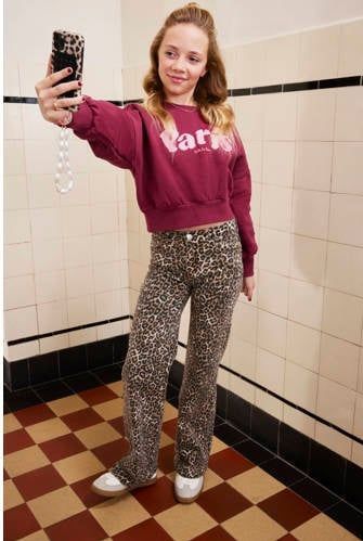 Indian Blue Jeans - Sweater Crochet - Hoodie - Bordeaux