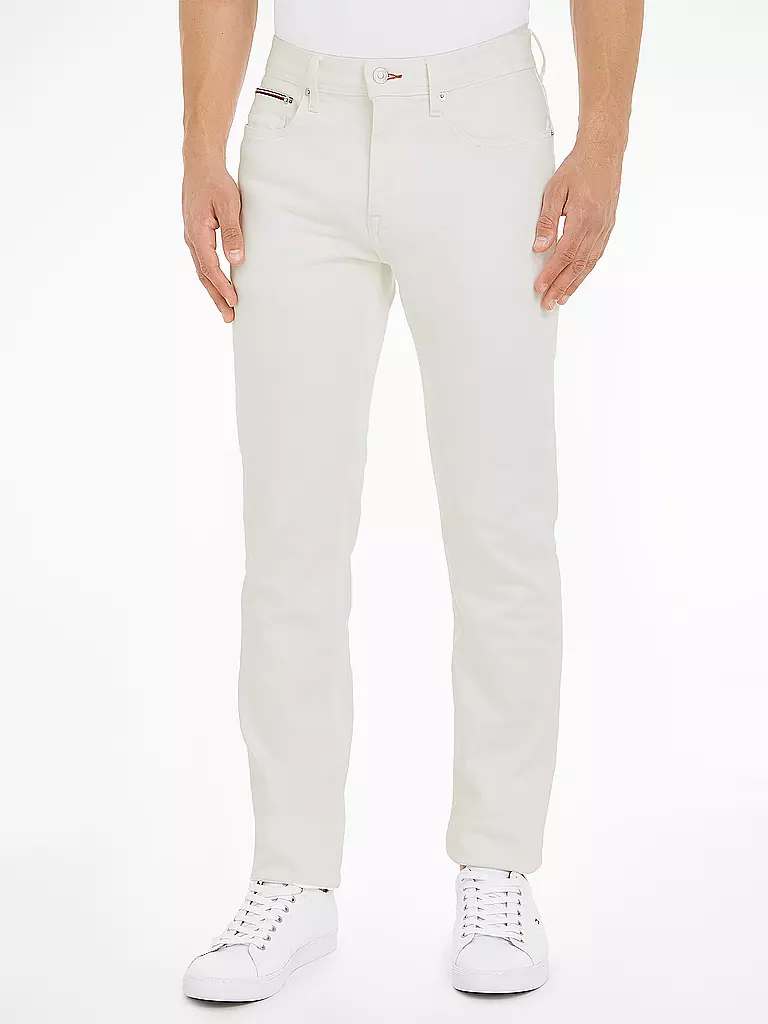 TOMMY HILFIGER Jeans Straight Fit DENTON weiss