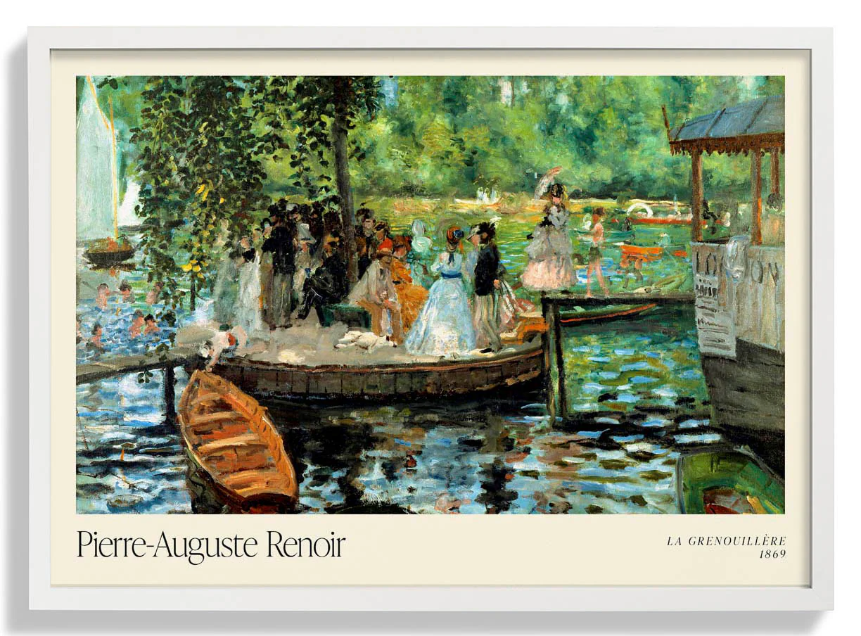 La Grenouillère Kunstausstellung von Pierre A. Renoir
