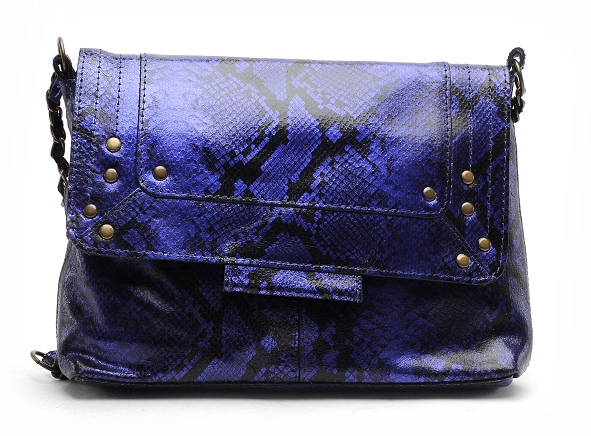 Pieces ville accessoires pcfelizia leather cross body fc bleu