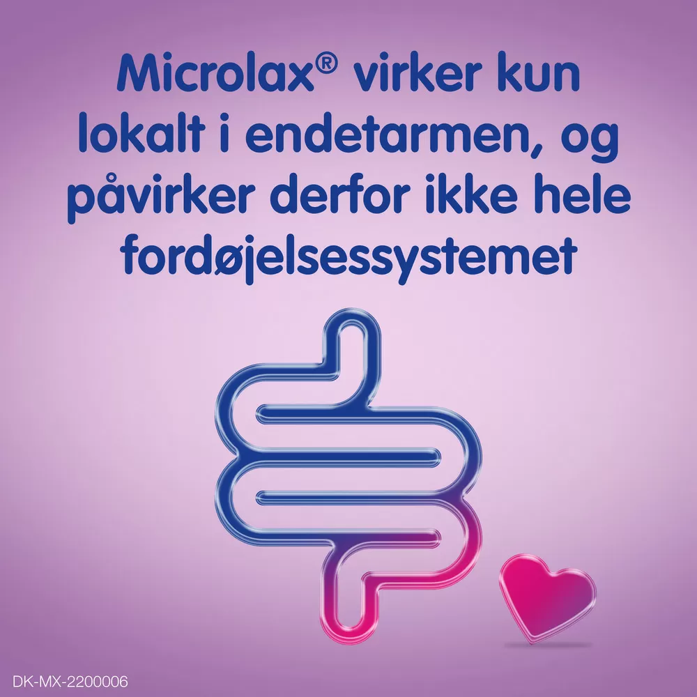 Microlax rektalvæske - 50 tuber