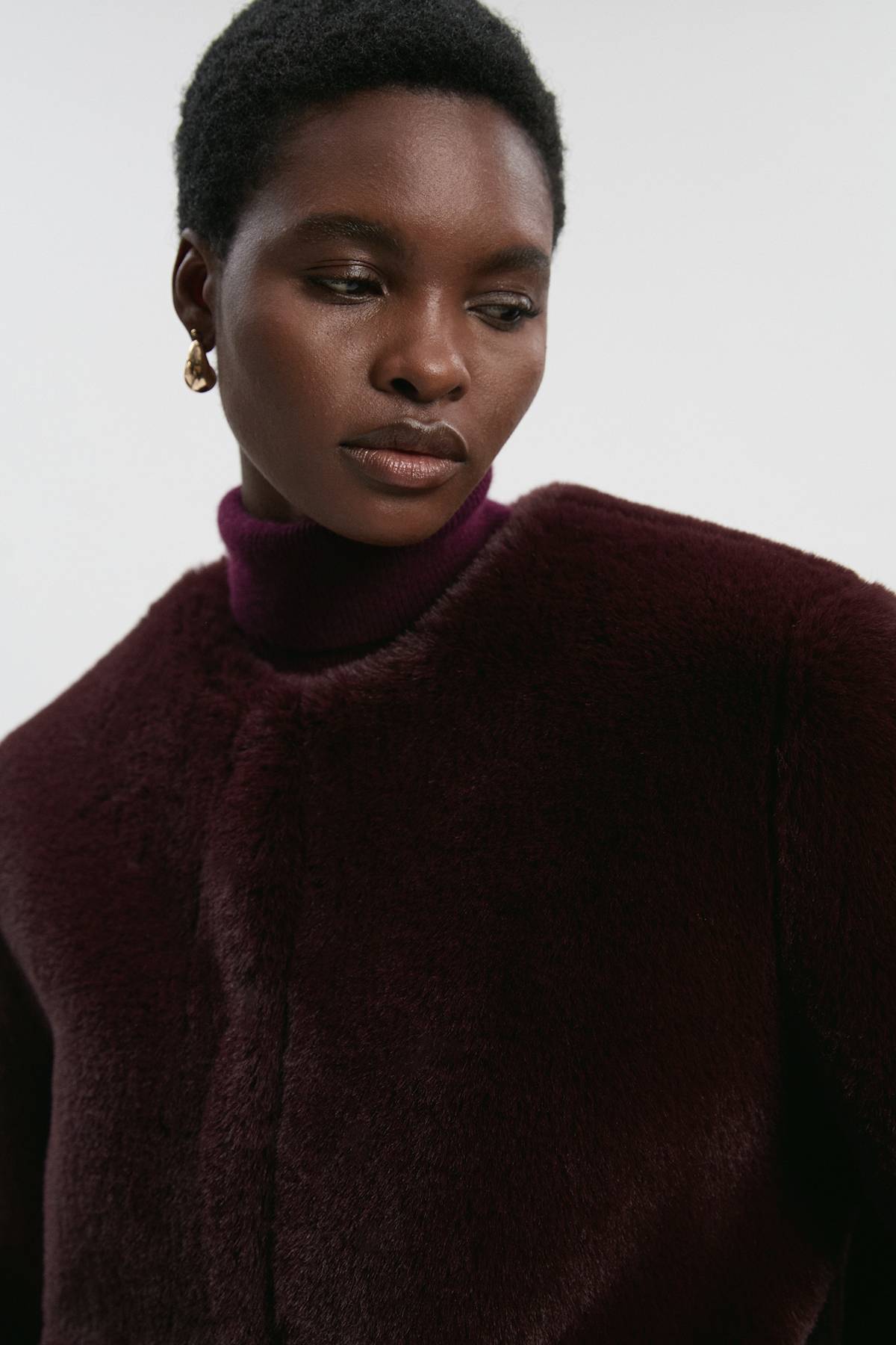 KarenMillen Veste en synthétique sans Col