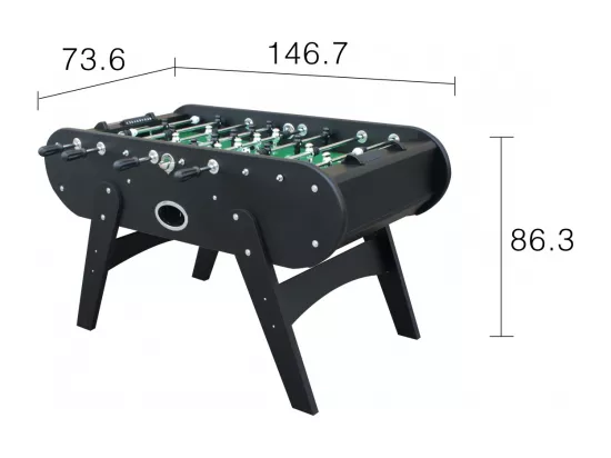 Babyfoot noir table de jeux RIVERPLATE