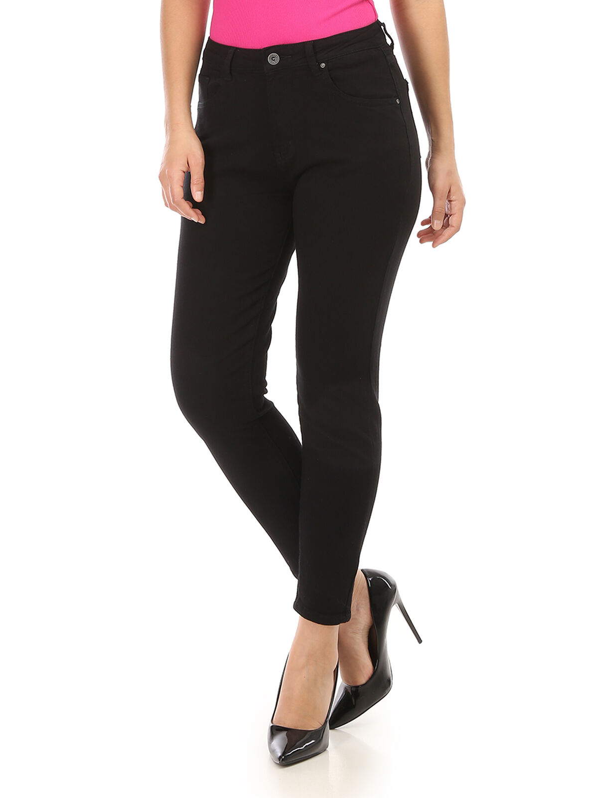 Jeans coupe skinny- Noir