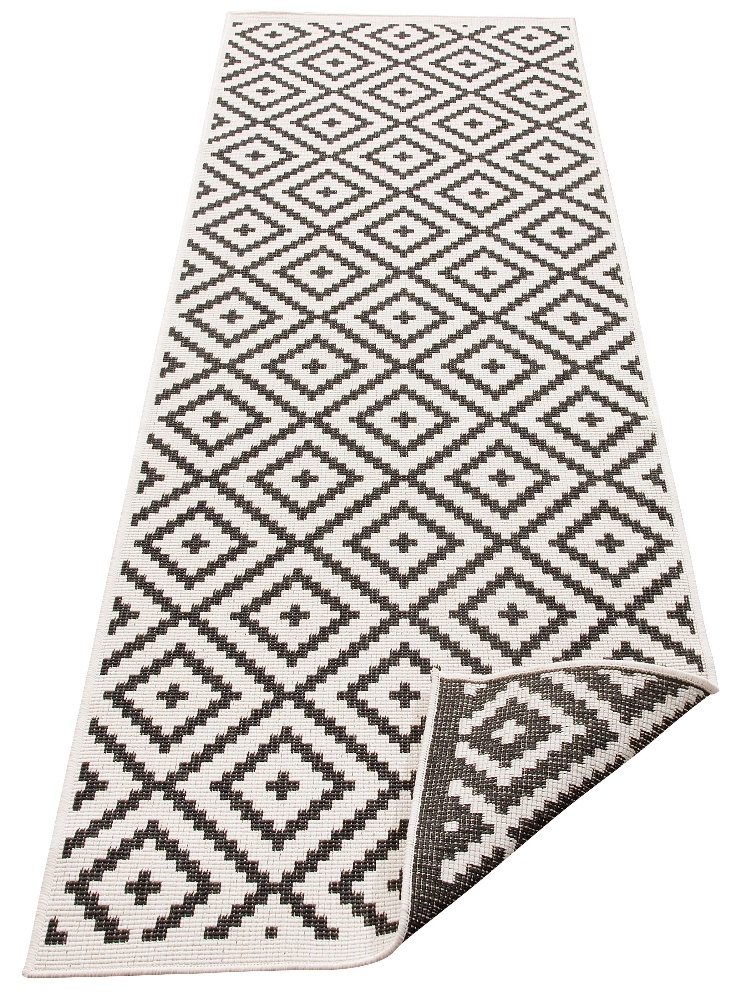 my home Läufer »Ronda Wendeteppich« rechteckig 5 mm Höhe Sisal-Optik, Flachgewebe, In-  und Outdoor, geometrisches Boho Design