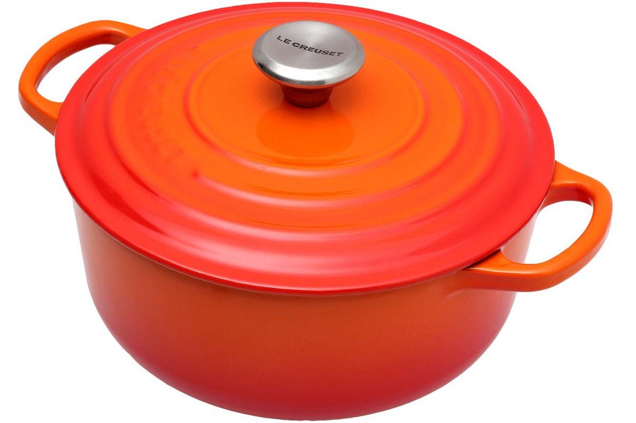Le Creuset braadpan - cocotte 20cm, 2,4L oranje