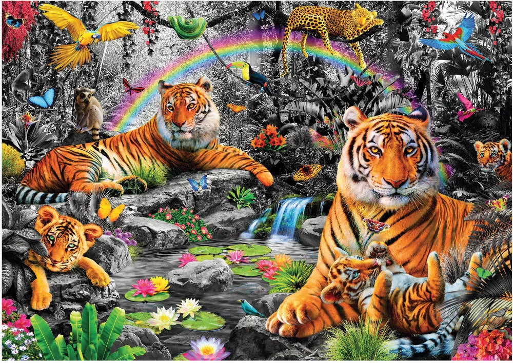 PUZZLE JUNGLE BRILLANTE 1500  PIECES