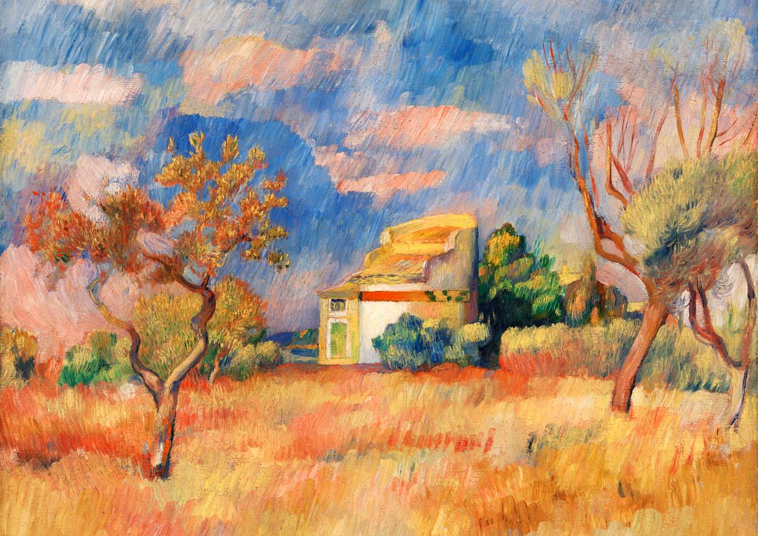 Taubenschlag am Bellevue Gemälde von Pierre A. Renoir