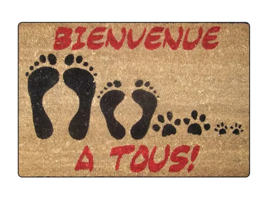 Paillasson 40 x 60 cm - Bienvenue à tous