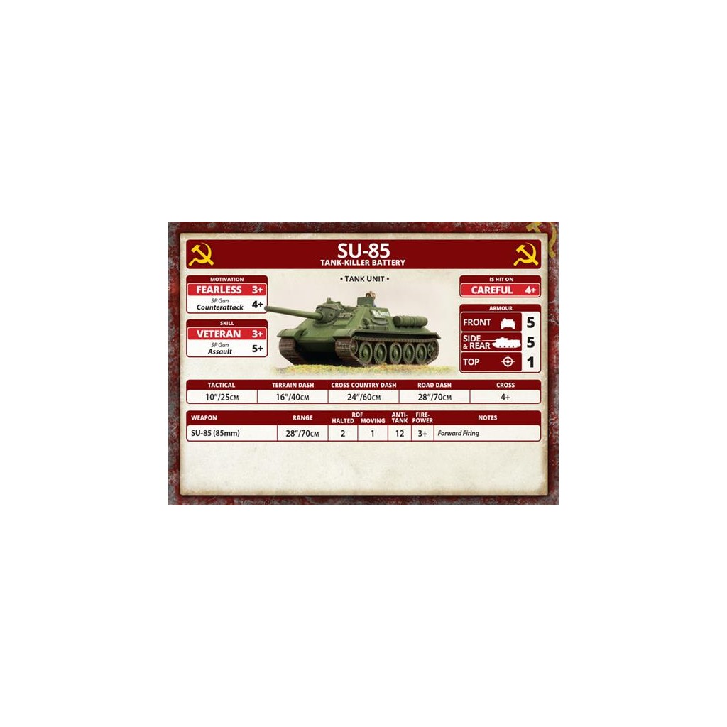 Flames of War - SU-85 Tankl-Killer Battery