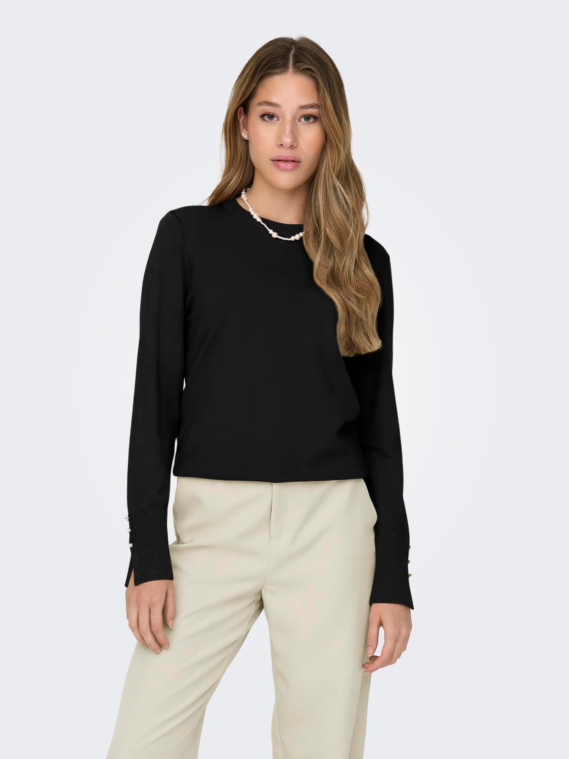 JDYMALOU Strickpullover Black