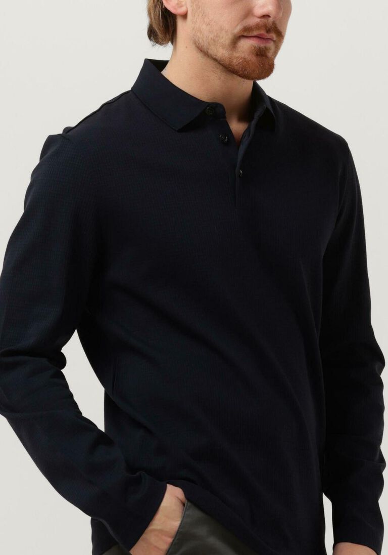 BOSS donkerblauwe boss polo pleins 31